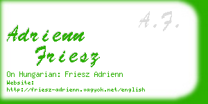 adrienn friesz business card